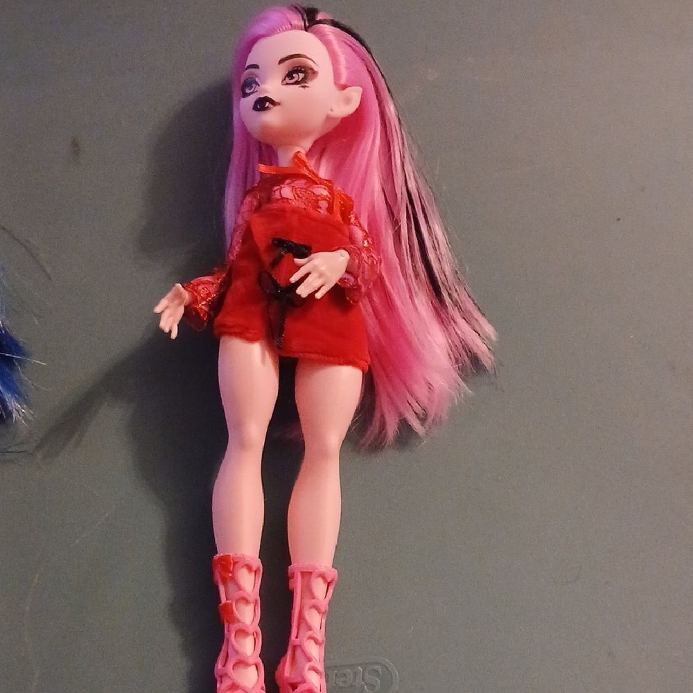 Pink and Red Fashion Doll